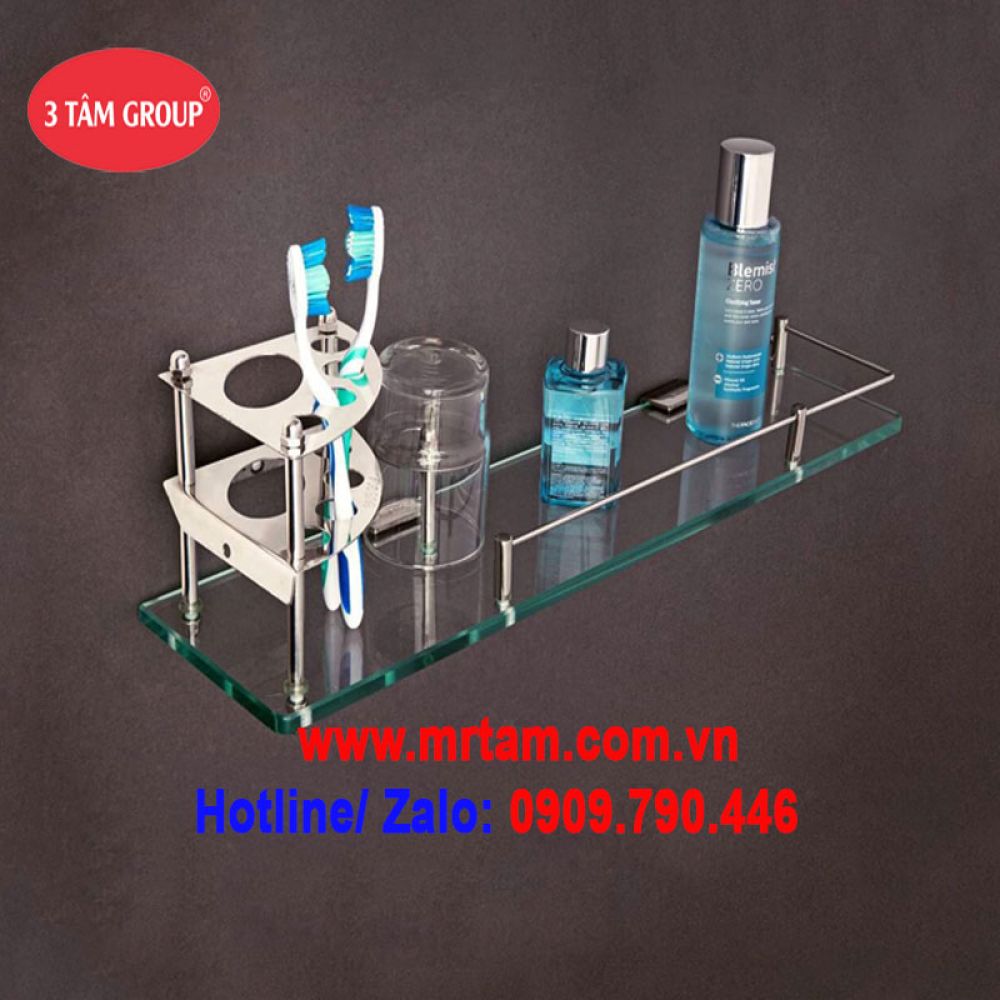 Kệ Kiếng Cường Lực Inox 304 - KK 22