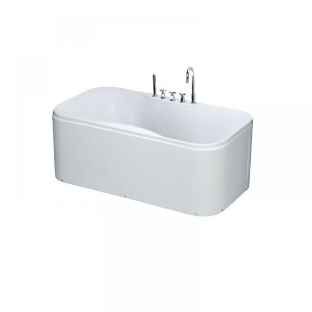 Bồn Tắm 1.5m AT0950 3 Mặt Có Chân Có Yếm Caesar Bồn Tắm 1.5m AT0950 3 Mặt Có Chân Có Yếm Caesar
