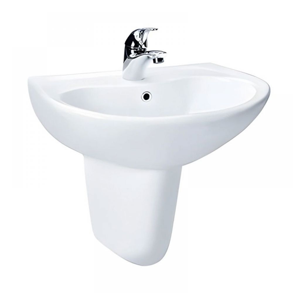 Chậu Lavabo TOTO LHT240CS Treo Tường Chân Ngắn Chậu Lavabo TOTO LHT240CS Treo Tường Chân Ngắn