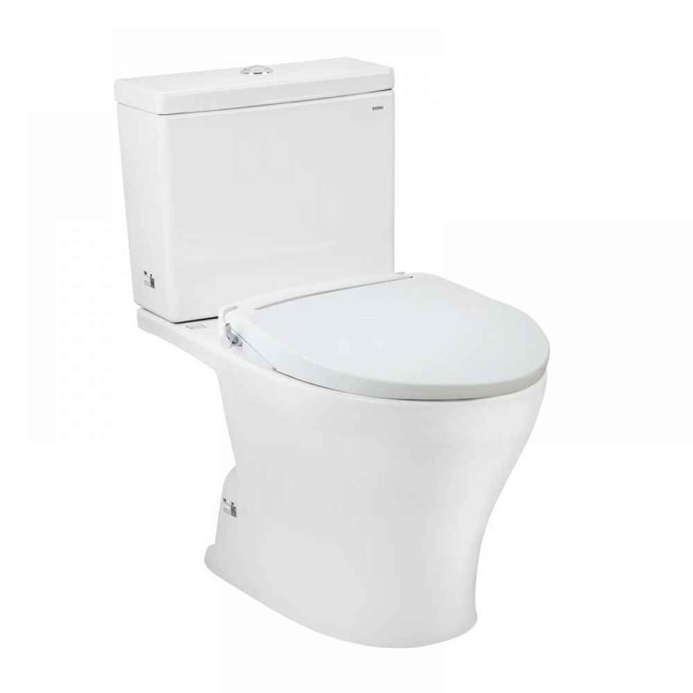 Bàn Cầu Hai Khối Kèm Nắp Rửa ECOWASHER TCW07S Bàn Cầu Hai Khối Kèm Nắp Rửa ECOWASHER TCW07S