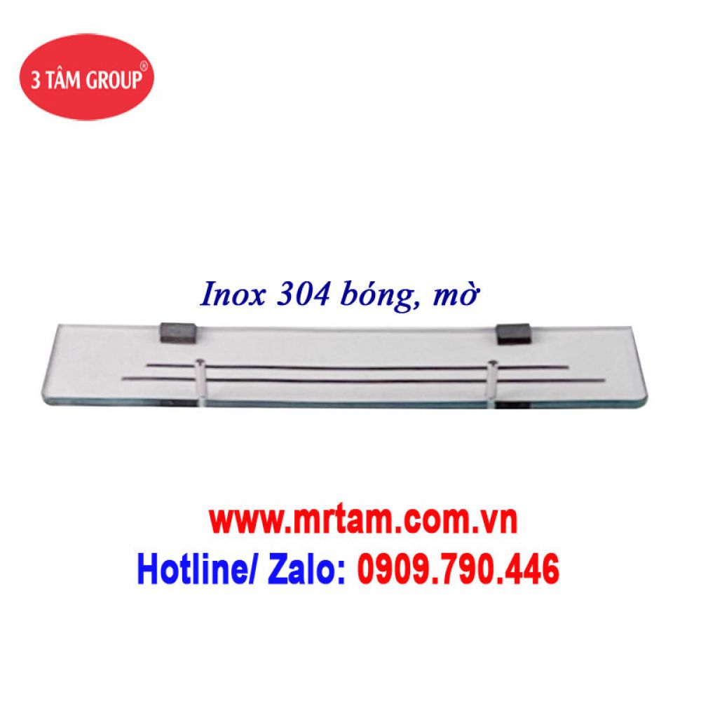 Kệ Kiếng Cường Lực Inox 304 - KK 12