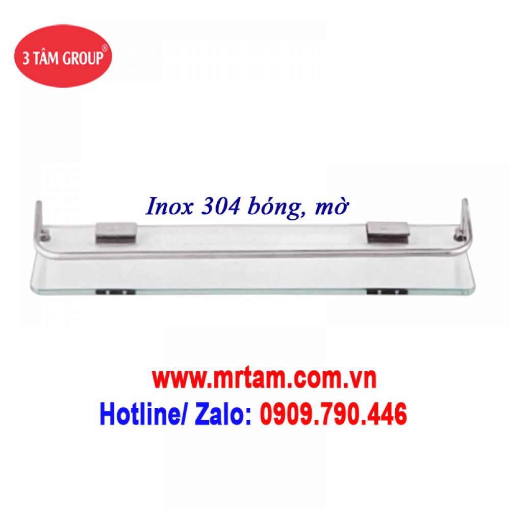 Kệ Kiếng Cường Lực Inox 304 - KK 13