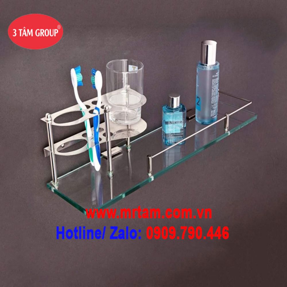 Kệ Kiếng Cường Lực Inox 304 - KK 23