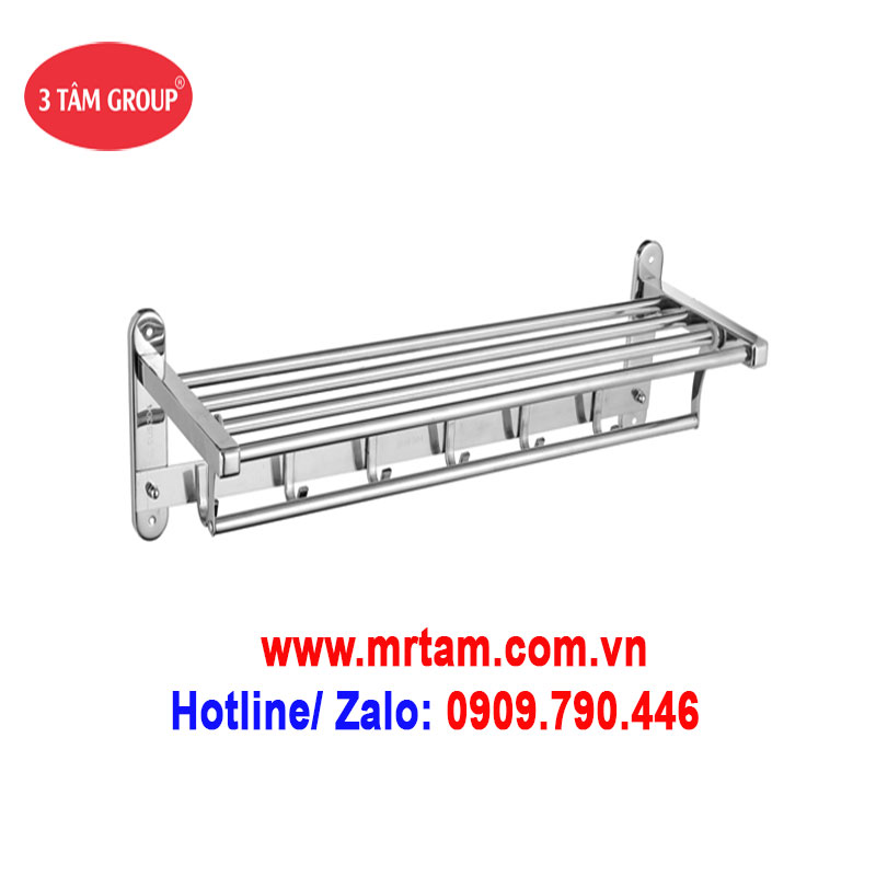 Máng Khăn 2 Tầng Đa Năng Inox 304