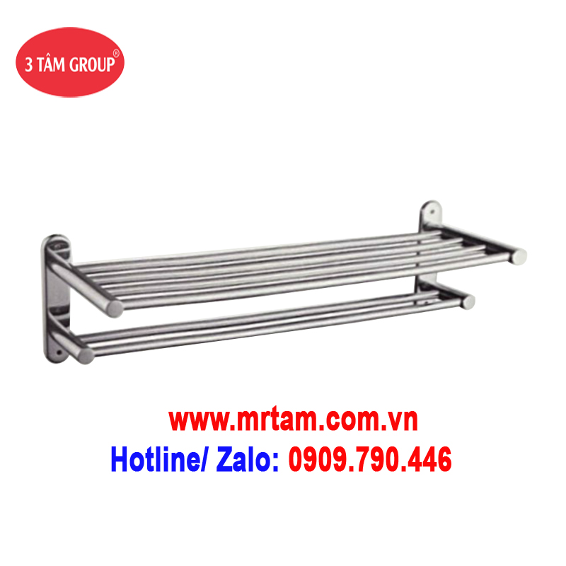 Máng Khăn 2 Tầng Đa Năng Inox 304 - MKT 20