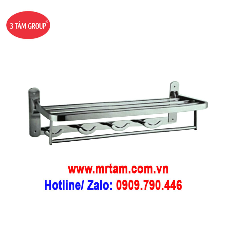 Máng Khăn 2 Tầng Đa Năng Inox 304 - MKT 09