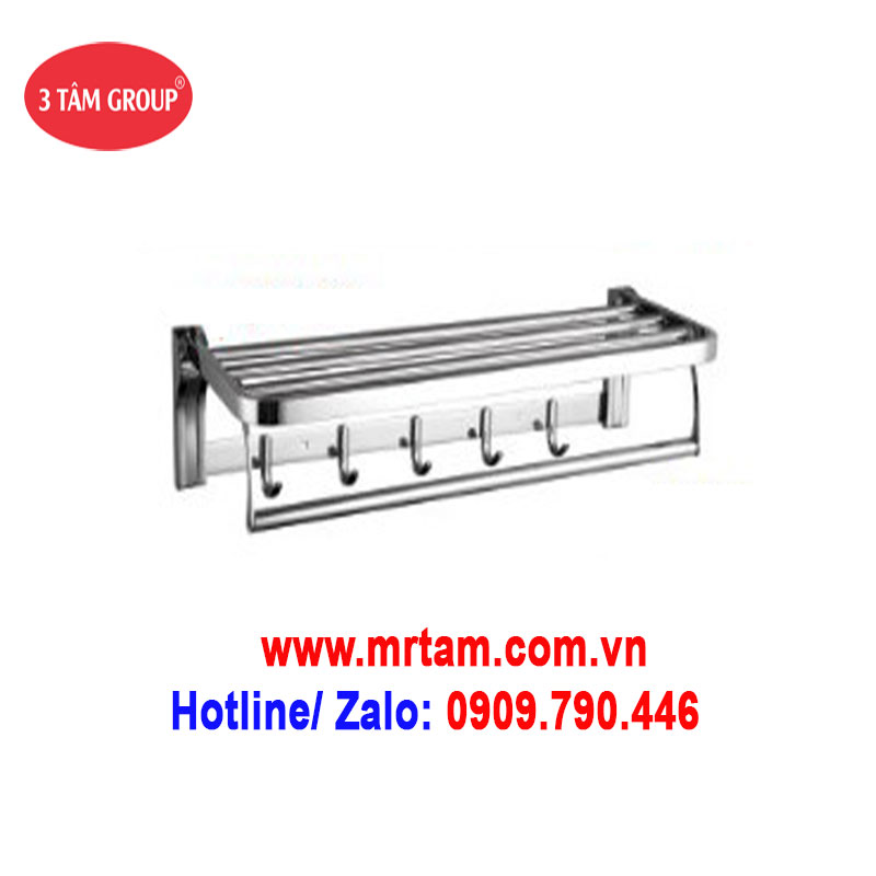 Máng Khăn 2 Tầng Đa Năng Inox 304 - MKT37